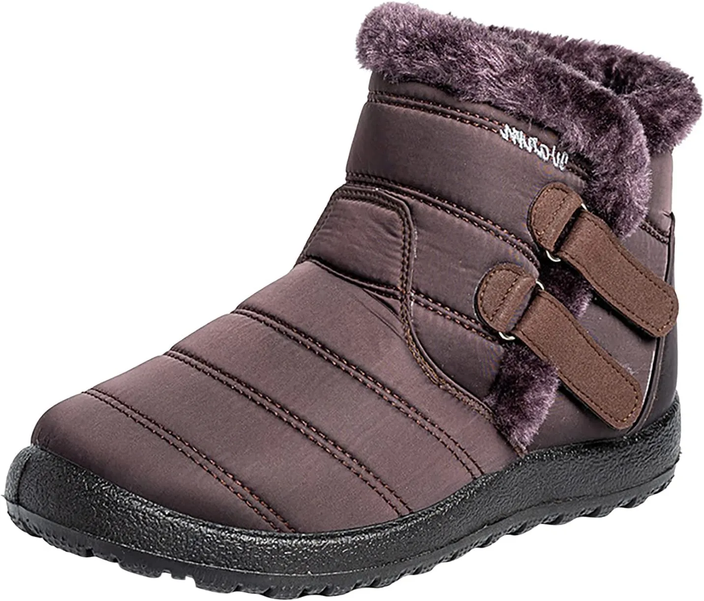 Winter Boots for Woman Cute Adult Snow Boots Women Size 9 Wide Snow Boots Women Cute Womens Duck Boots Waterproof Size 11 Botas De Frio Para Mujer Bajitas De Cuero