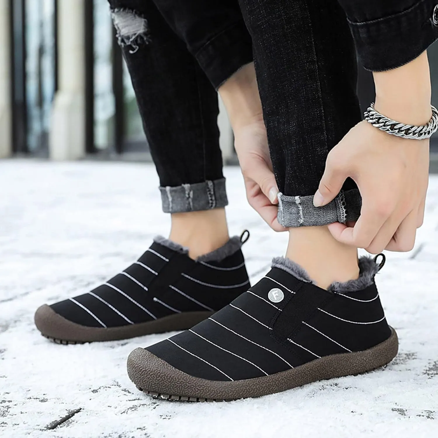 Winter Boots for Women Waterproof Snow Non Slip Size 13 Wide Lightweight Waterproof Snow Boots Women Womens Wide Calf Snow Boots Women Boots Winter Botas Negras Para Mujer Invierno