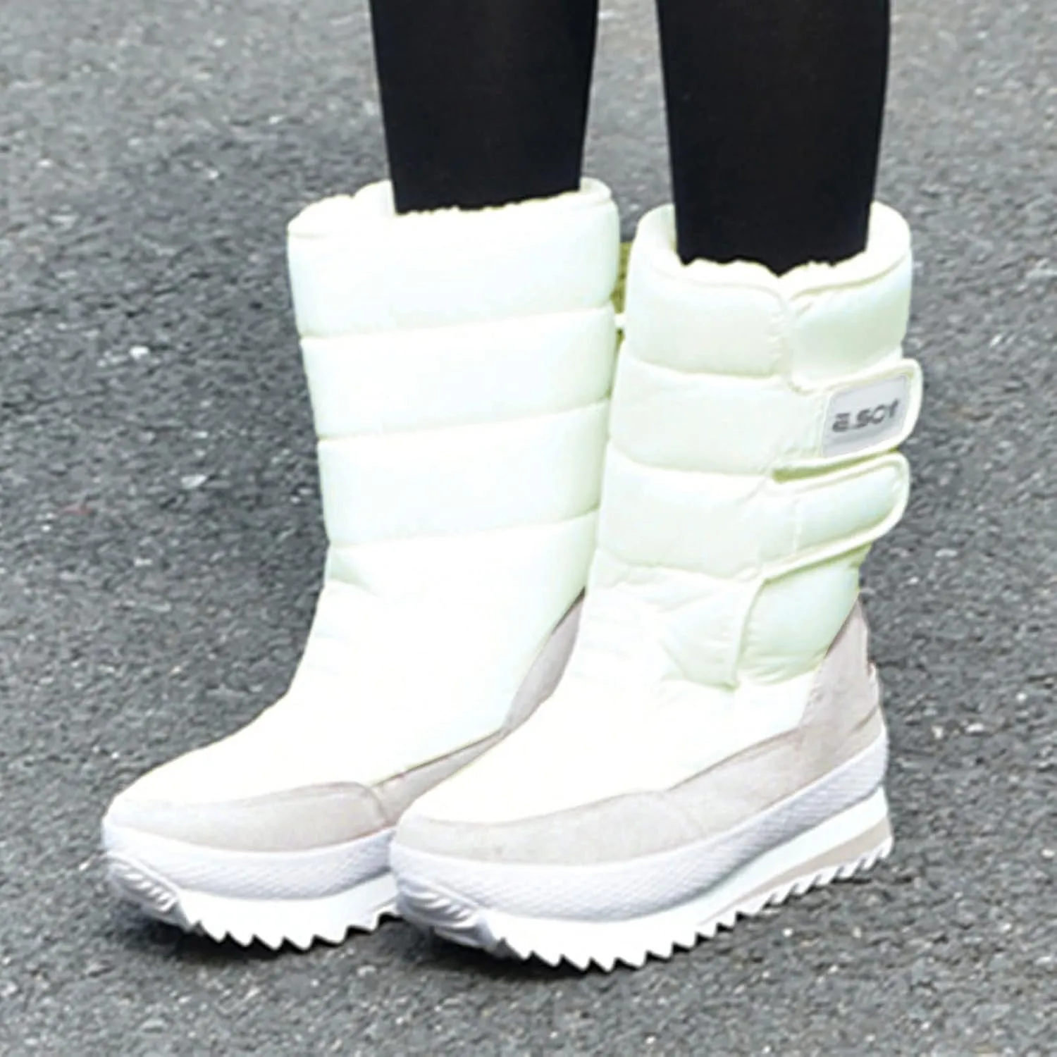 Winter Boots for Women Wide Width Brown Woman Snow Long Boots Waterproof Waterproof Snow Boots Women Knee High Boots Women Outdoor Waterproof Botas De Invierno Para Mujer Con Peluche