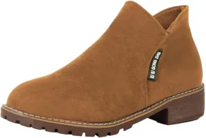 Women Ankle Boots Black Boots Half Boots for Women Womens Plus Size Boots Women'S Leather Ankle Boots Low Heels Zipper Winter Booties White Ankle Boots for Wide Feet