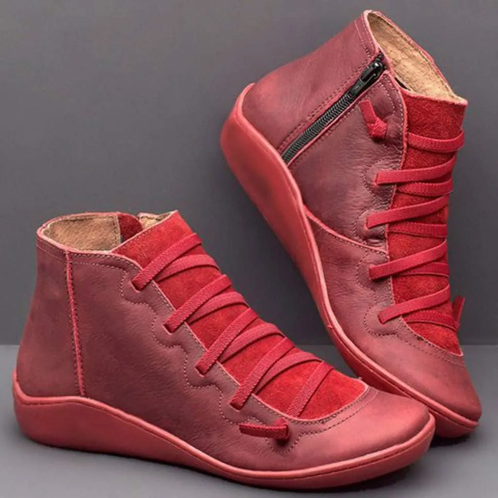 Women Booties Botines Vaqueros Para Mujer White Cowboy Boots for Women Brown Leather Booties Ankle Boots for Women No Heel Comfort Womens Ankle Booties No Heel