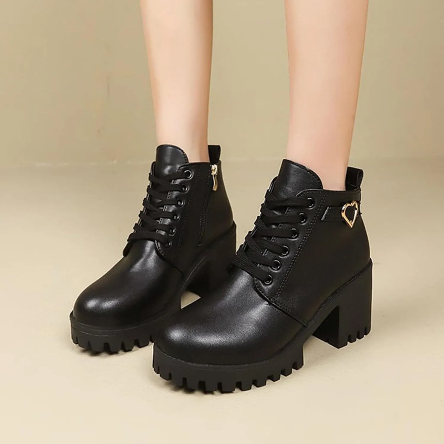 Women Boots Ankle Women Western Boots Pointed Toe Boots Platform Combat Boots for Women Black Ankle Boots for Women High Heel White Ankle Cowboy Boots for Women