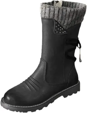 Women Snow Boots Winter Shoes Non Slip Winter Boots Woman Warm Winter Waterproof Boots Women Arch Support Womens Waterproof Snow Walking Boots Botas TRmicas Para Mujer Sport