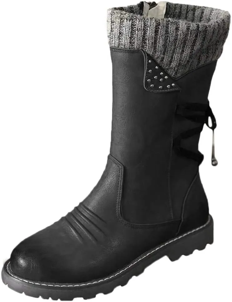 Women Snow Boots Winter Shoes Non Slip Winter Boots Woman Warm Winter Waterproof Boots Women Arch Support Womens Waterproof Snow Walking Boots Botas TRmicas Para Mujer Sport