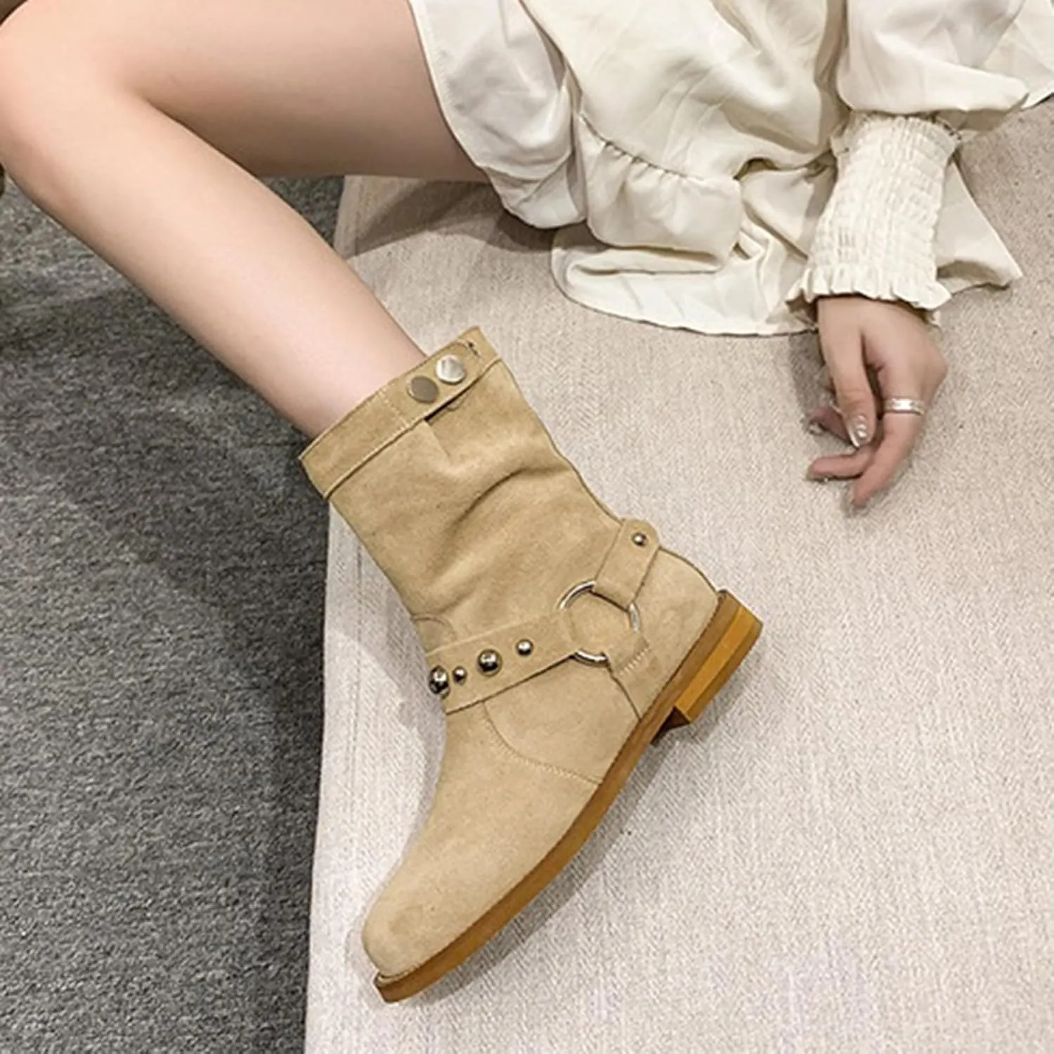 Women's Ankle Boots & Booties Black Boots Silver Boots Fall Boots for Women Womens Ankle Boots with Heel Wide Width Black Booties for Women Low Heel Wide Width