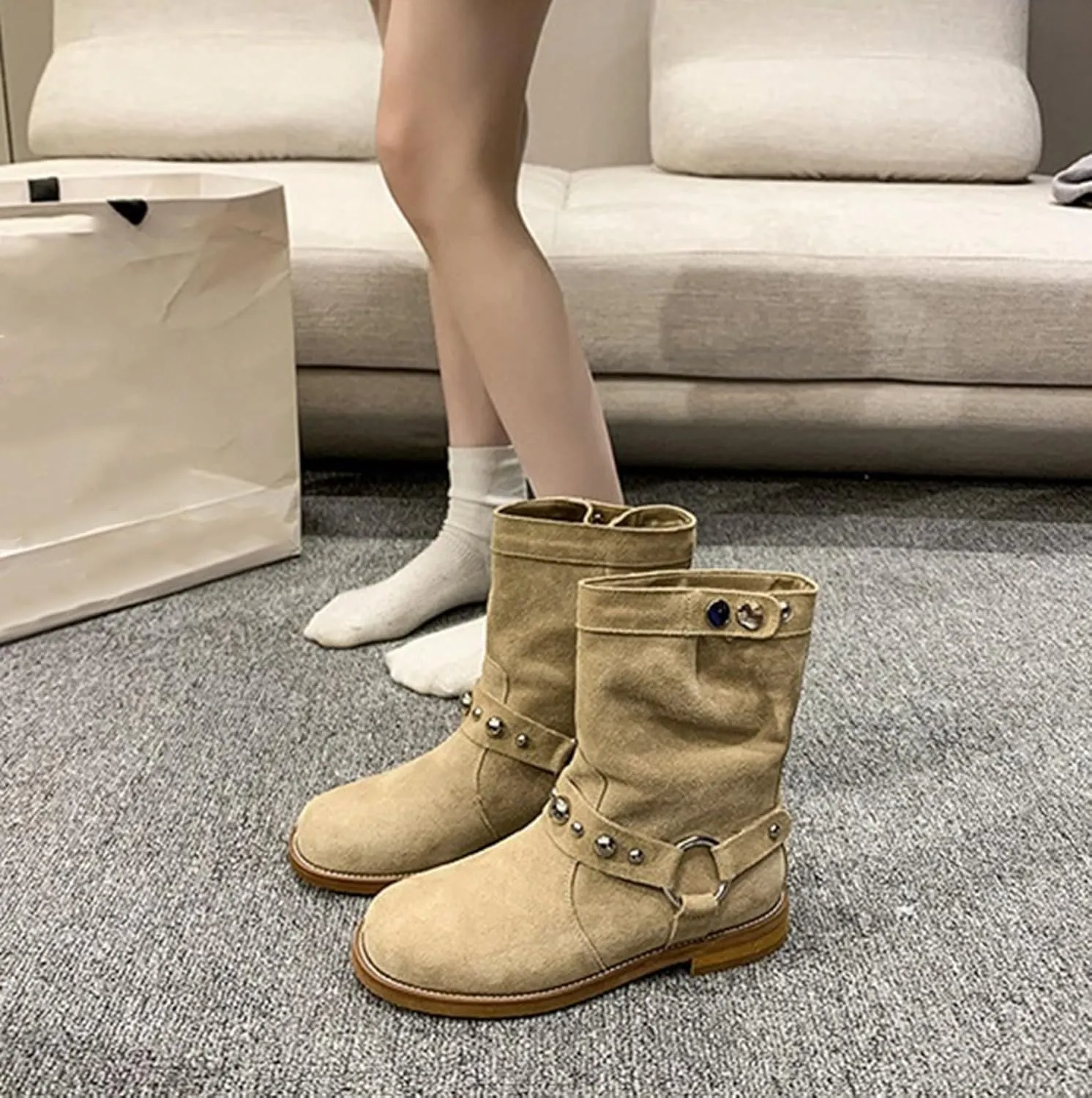 Women's Ankle Boots & Booties Black Boots Silver Boots Fall Boots for Women Womens Ankle Boots with Heel Wide Width Black Booties for Women Low Heel Wide Width