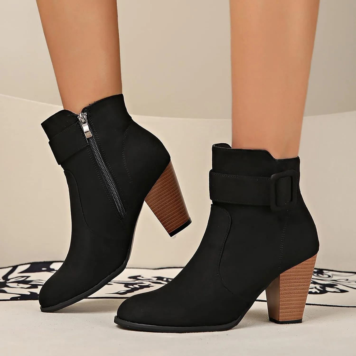 Women's Ankle Boots & Booties Sexy Ankle Boots for Women Boots for Walking All Day Women Women's Dress Booties Boots for Women Ankle Booties Sexy Brown Suede Ankle Boots for Women Low Heel
