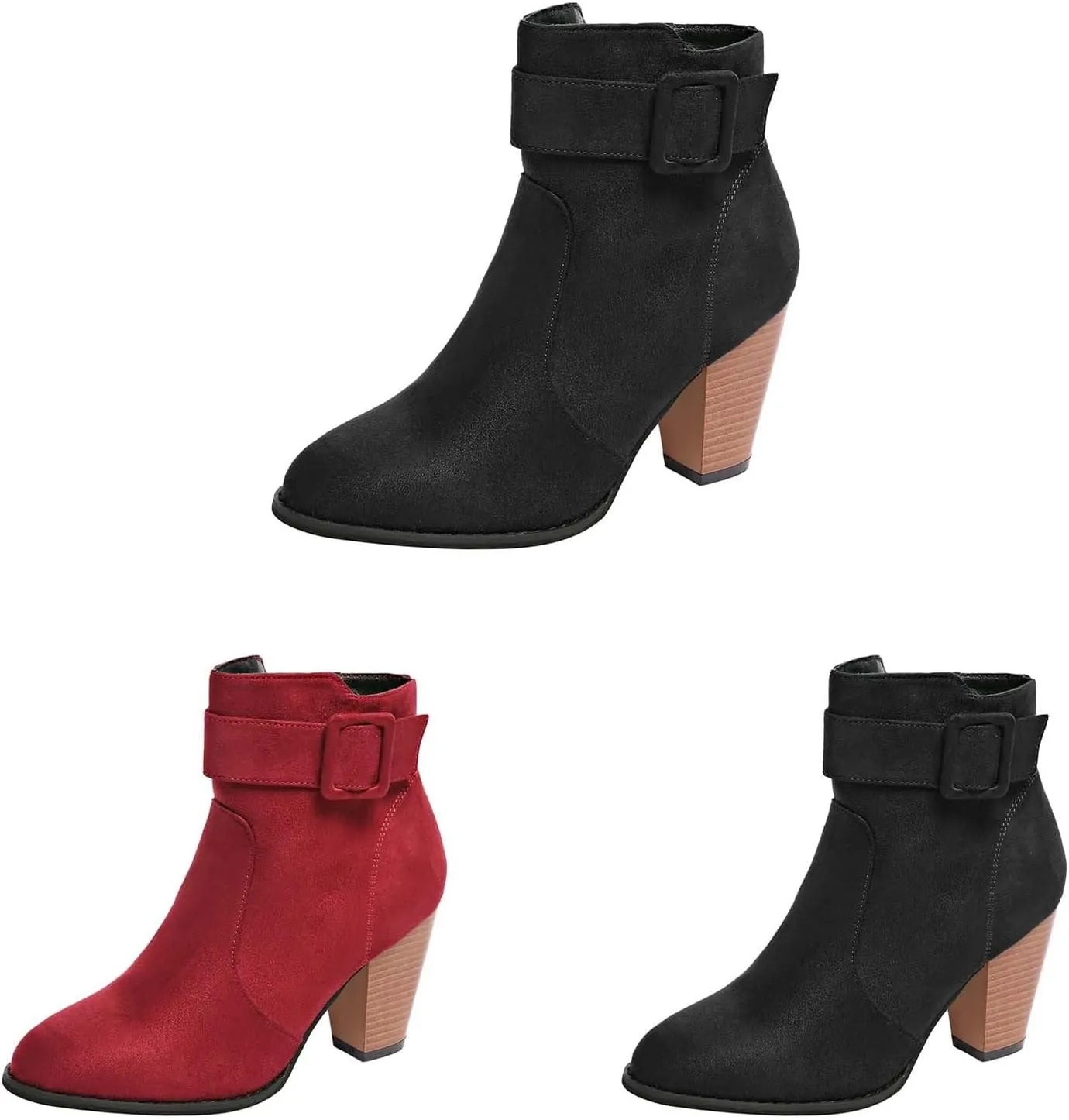 Women's Ankle Boots & Booties Sexy Ankle Boots for Women Boots for Walking All Day Women Women's Dress Booties Boots for Women Ankle Booties Sexy Brown Suede Ankle Boots for Women Low Heel