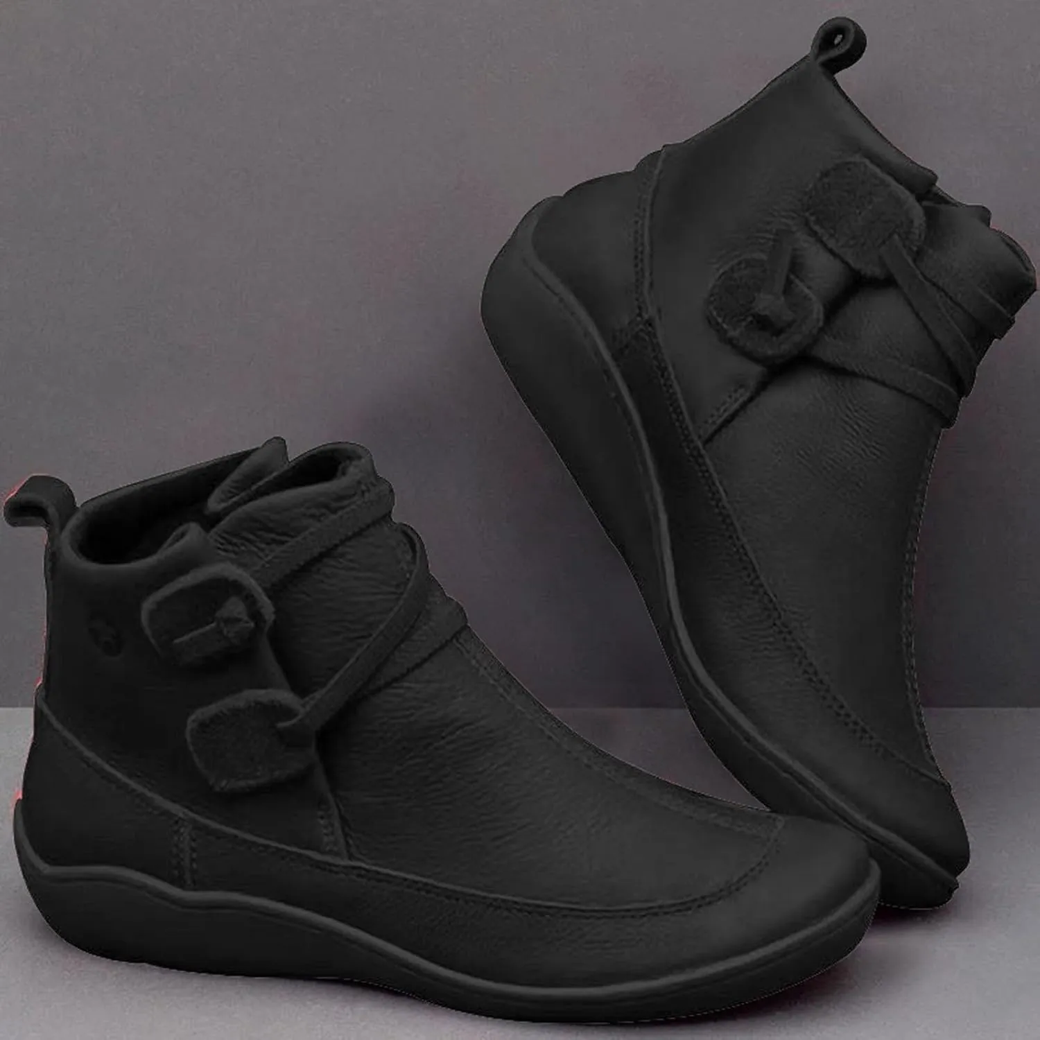 Womens Ankle Boots Ankle Cowboy Boots Womens Black Dress Boots Plus Size Boots Wide Calf Womens Wide Black Booties and Ankle Boots Ankle Boots for Women with Heel Wide Width