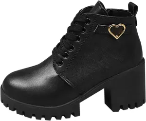 Womens Black Ankle Boots Country Boots Womens Work Boot Lady Boots for Women On Womens Flat Black Ankle Boots Ankle Bootie for Women Low Heel
