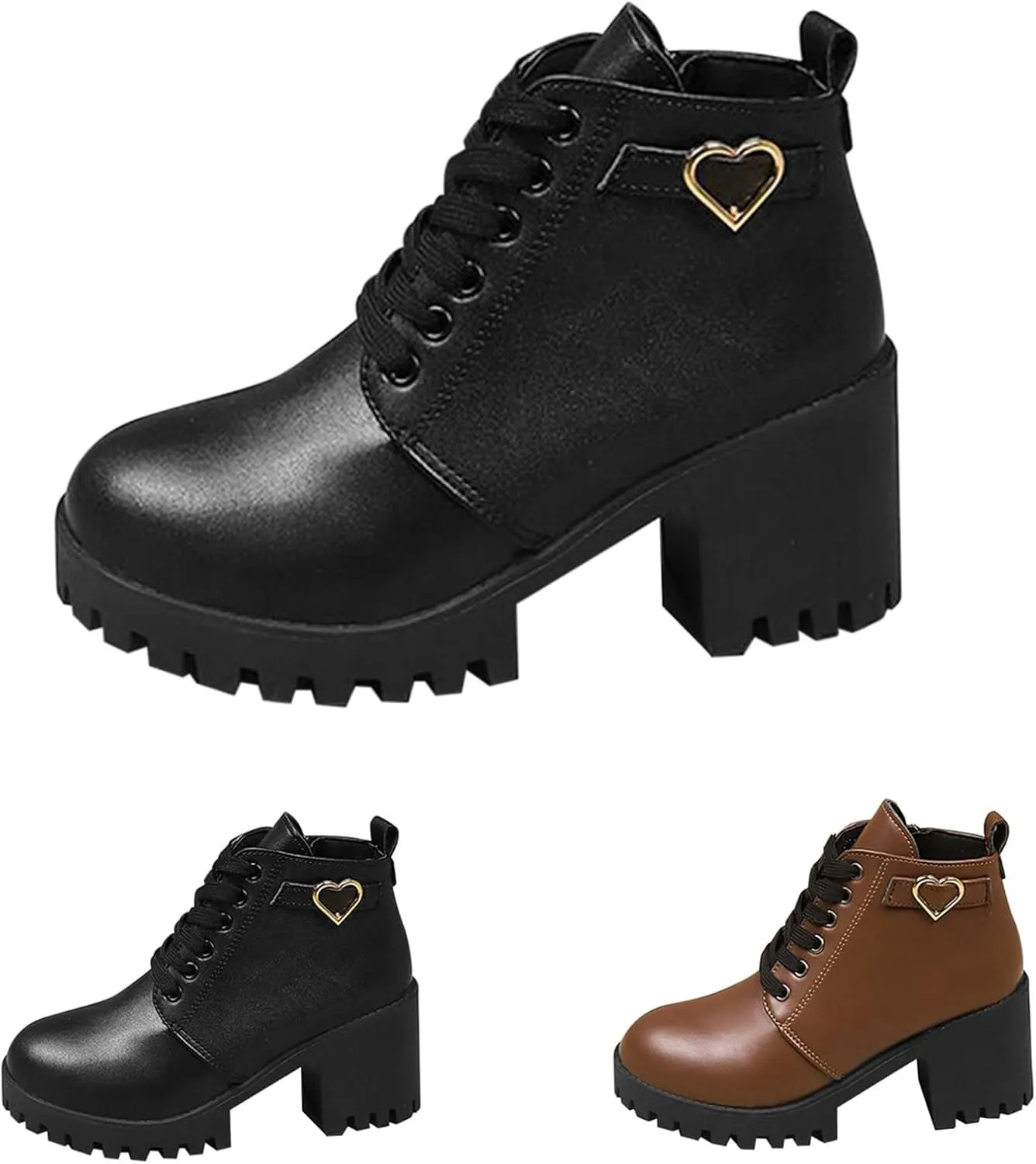 Womens Black Ankle Boots Country Boots Womens Work Boot Lady Boots for Women On Womens Flat Black Ankle Boots Ankle Bootie for Women Low Heel
