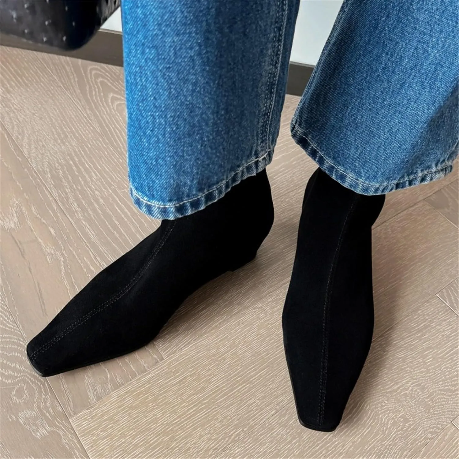 Womens Black Booties Flat Ankle Boots for Women Women Black Cowboy Boots Women Ankle Boots Women'S Ankle Boots Low Heel Lace Up Fashion Booties White Ankle Cowboy Boots for Women Low Heel