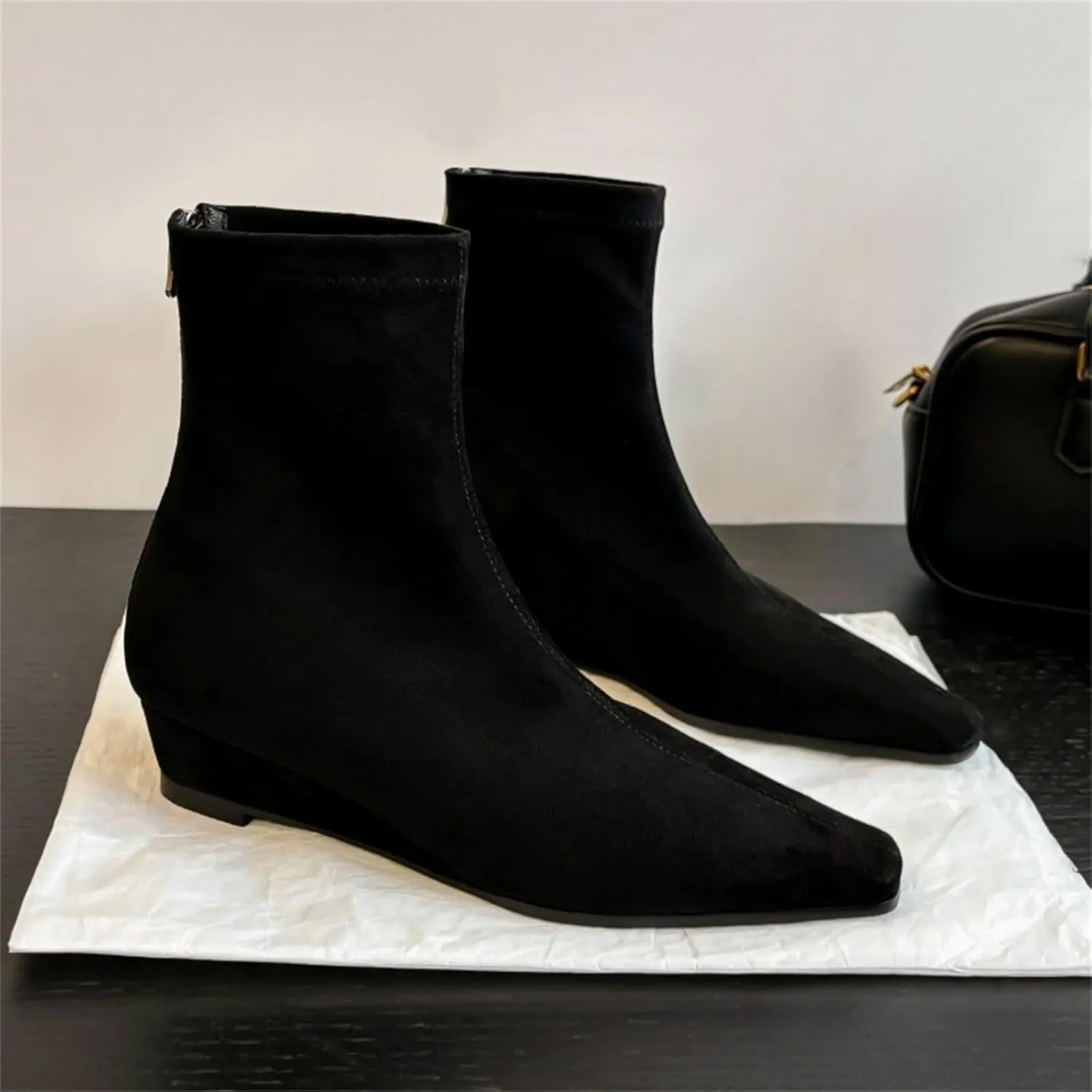 Womens Black Booties Flat Ankle Boots for Women Women Black Cowboy Boots Women Ankle Boots Women'S Ankle Boots Low Heel Lace Up Fashion Booties White Ankle Cowboy Boots for Women Low Heel