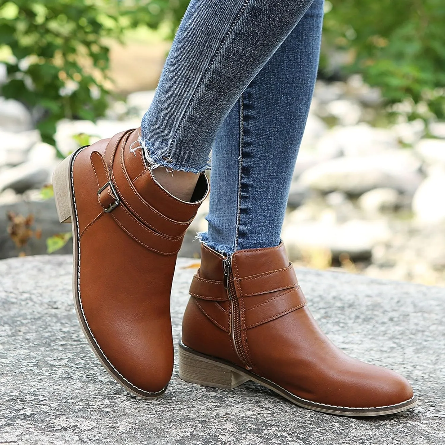 Women's Booties Botines De Mujer De Vestir Elegantes Black Boots Flat Women's Boots Wide Dress Ankle Boots Wide Width for Women Low Heel Black Wedge Ankle Booties