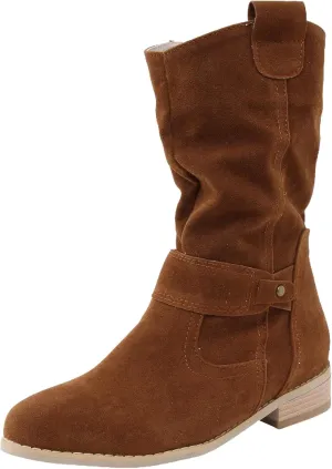 Womens Boots Knee High Boots Women Platform Boots Fall Boots for Women 2024 Women's Slip On Slouch Short Ankle Boot