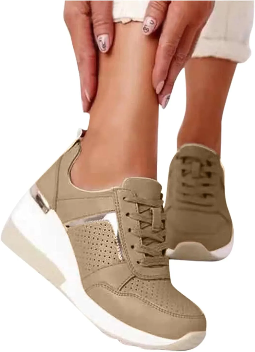 Womens Fashion Sneakers 2023 Retro Slip On Sneakers Women Arch Support Size 11 Wide Width White Nurse Shoes for Wide Women Comfortable Womens Sneakers Wide Width Women's Everyday Winter Shoes