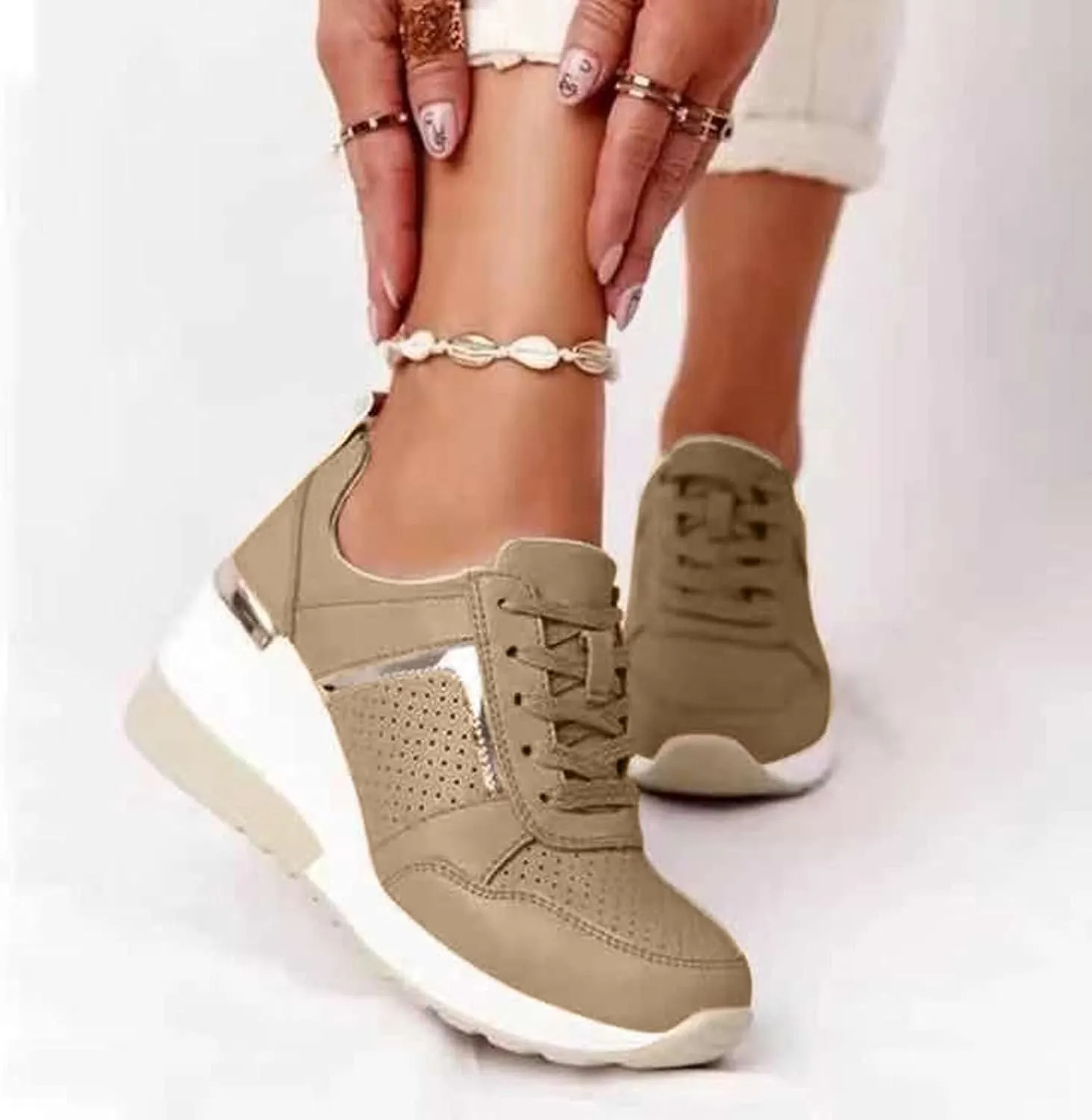 Womens Fashion Sneakers 2023 Retro Slip On Sneakers Women Arch Support Size 11 Wide Width White Nurse Shoes for Wide Women Comfortable Womens Sneakers Wide Width Women's Everyday Winter Shoes