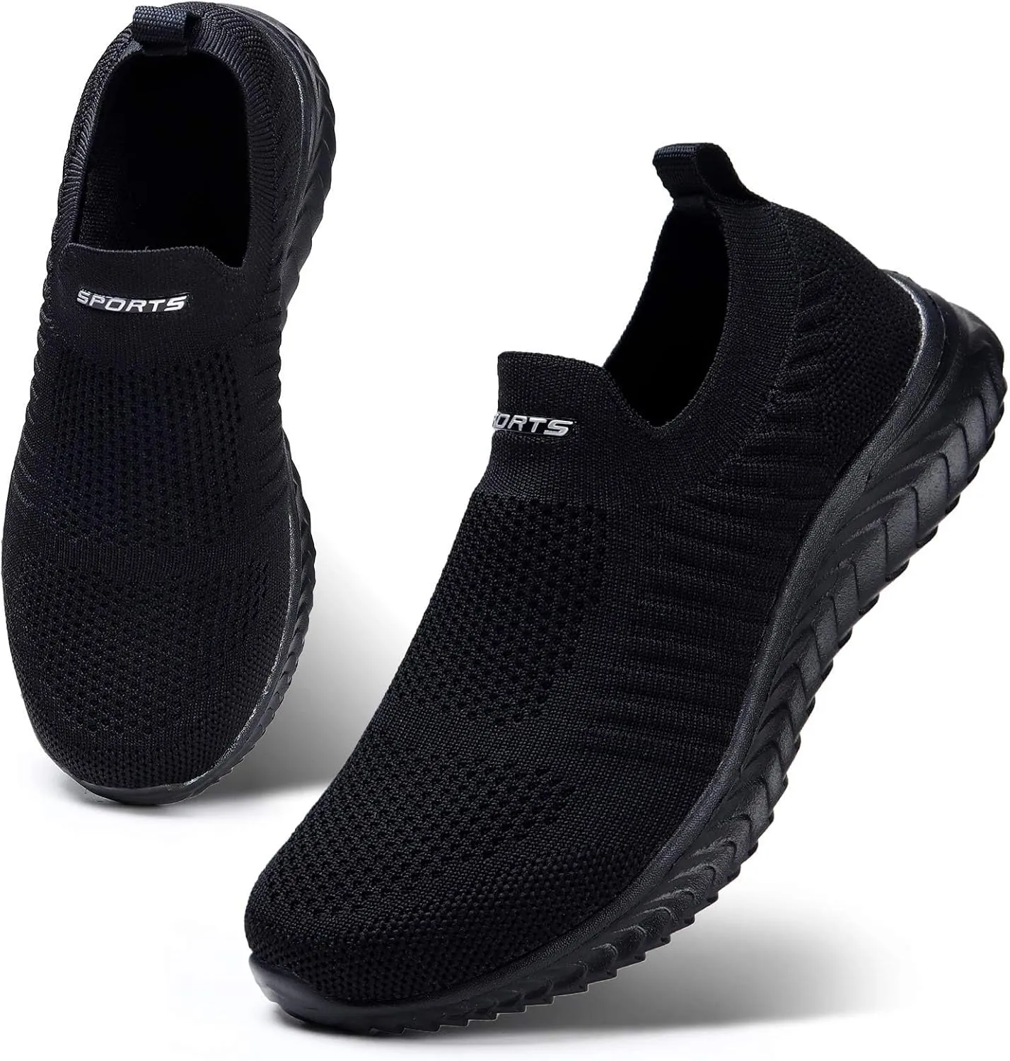 Womens Orthopedic Diabetic Walking Shoes Slip On Sneakers with Arch Support Comfortable Casual Loafers Plantar Fasciitis Foot Pain Relief