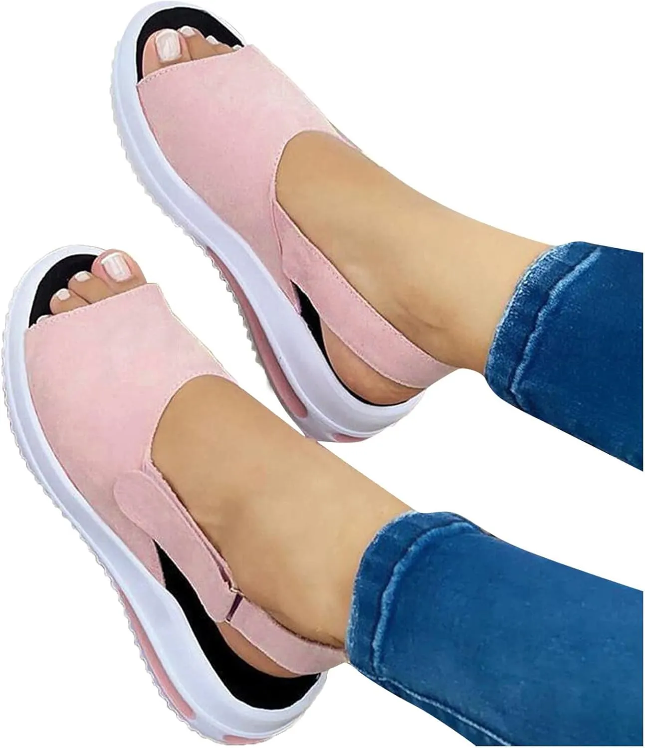 Womens Platform Sneakers Zapatos para Hacer Ejercicio Mujer Women Slip On Shoes Dressy Gym Shoes for Women Weight Lifting Flat Women's Wide Width Athletic Walking Shoes