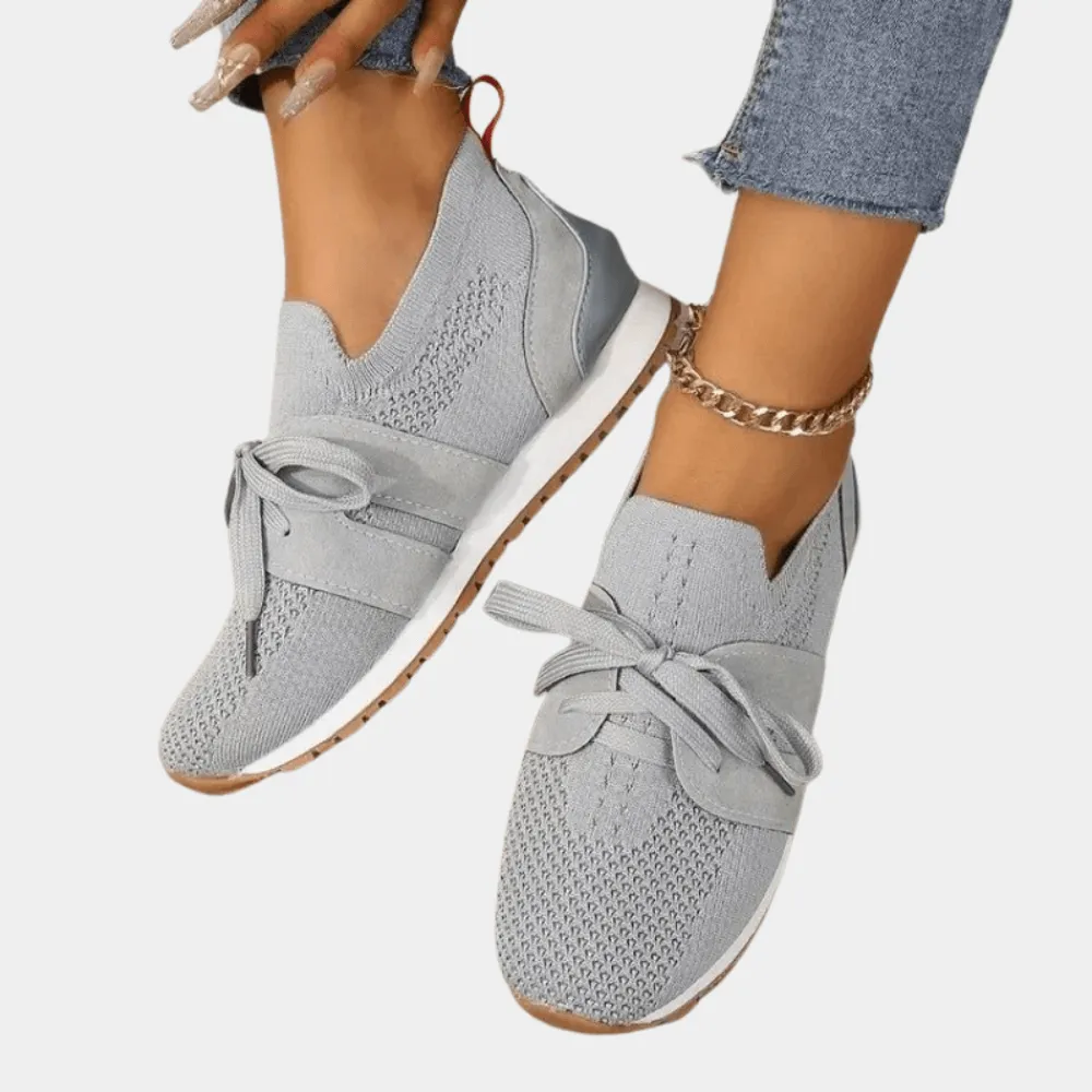 Women's Slip-On Knit Sneakers: Breathable Casual Shoes
