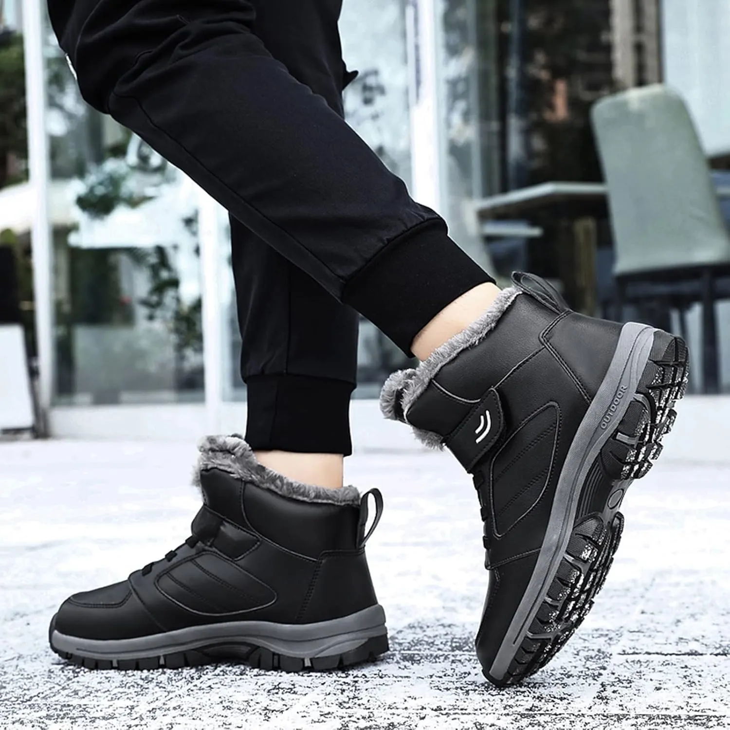 Womens Snow Boots Waterproof Insulated Pull on Snow Booties for Women 2023 Womens Winter Booties Slip on Waterproof Boots for Women Wide Width Womens Tall Winter Boots