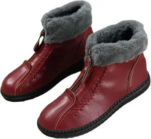 Womens Tall Winter Boots Waterproof Insulated Women's Waterproof Boots Wide Width Womens Wide Width Snow Boots Women's Fall Winter Comfort Thigh High Boots Black Botas Para Frio De Mujer Elegantes