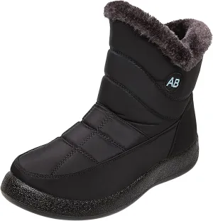 Women's Waterproof Snow Boots Lightweight Waterproof Snow Boots Women Winter Boots Waterproof Cold Weather Woman Winter Boots Knee High Wide Calf Plus Size Snow Boots Extra Wide Calf