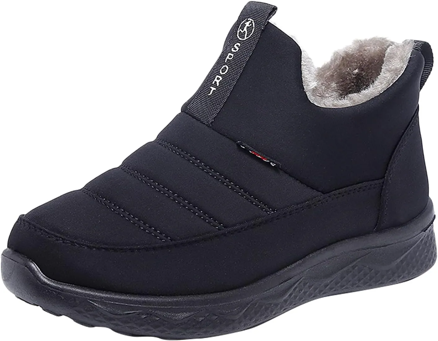 Women's Wide Width Go Snow Boots Womens Boots Winter Waterproof Tall Women's Snow Boots Size 12 Waterproof Comfortable Walking Boots Women Botas Con Casquillo Y Contra El Agua Para Mujer De Trabajo